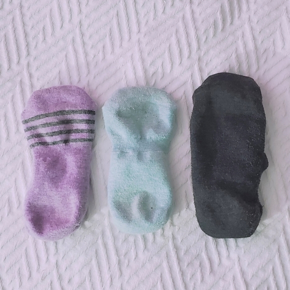 3x Pair of Ked style socks- made for low cut shoes- used- women's - Picture 4 of 4